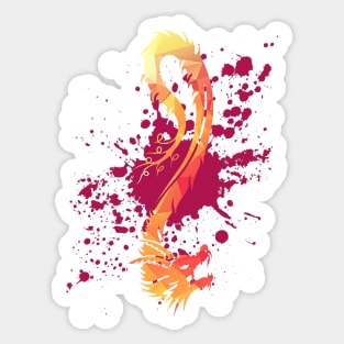 Autumn Dragon Sticker